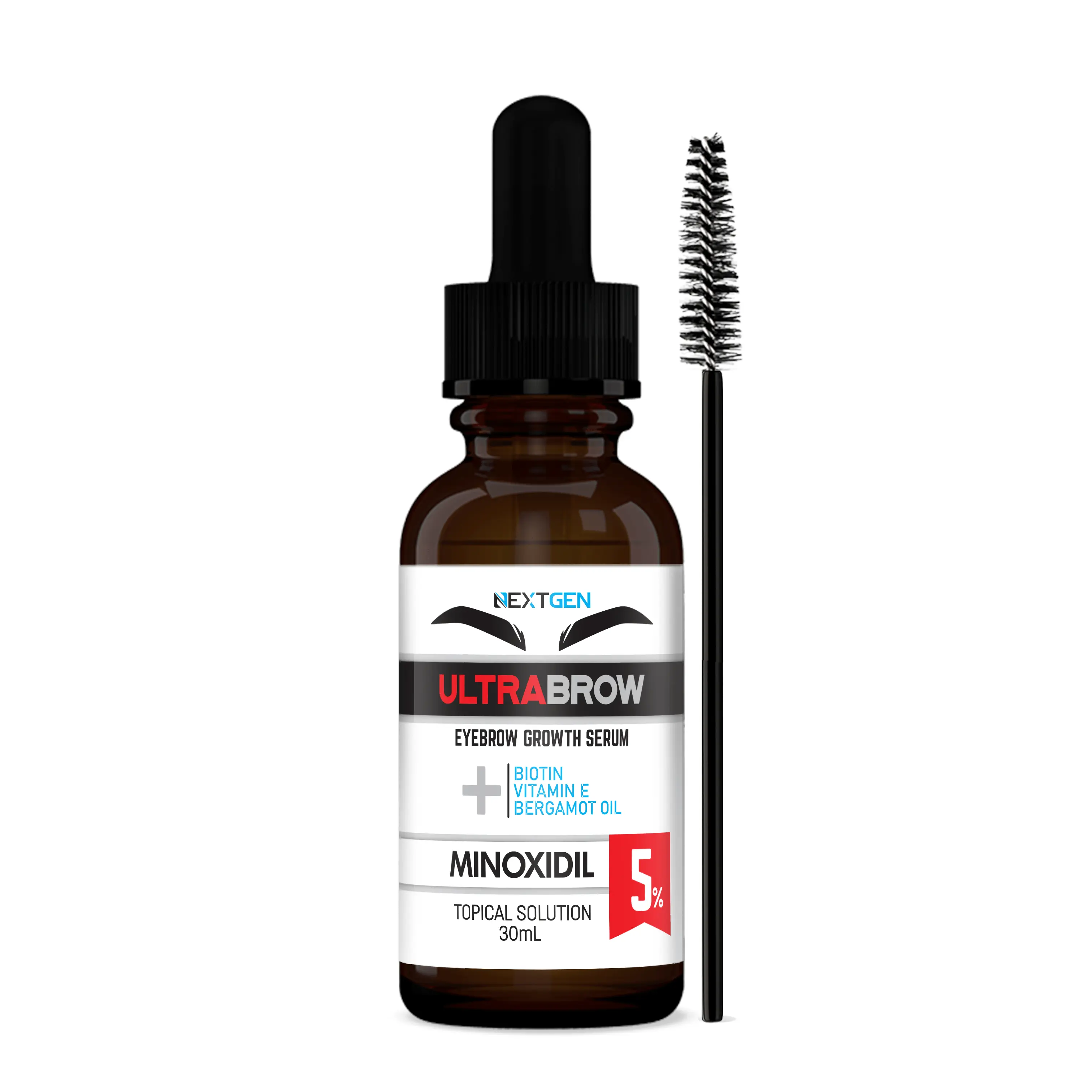 MINOXIDIL ULTRABROW 5% PARA CRECER Y POBLAR CEJAS / 30ML