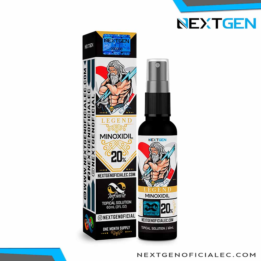MINOXIDIL 20% LEGEND NEXTGEN (Cabello Y Barba) Última Generación Infinite / 60ml